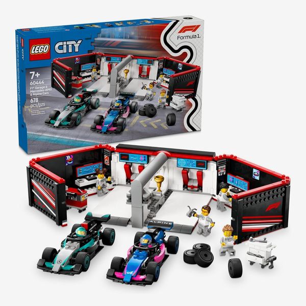 LEGO City F1 Garage & Mercedes-AMG & Alpine Cars Toy