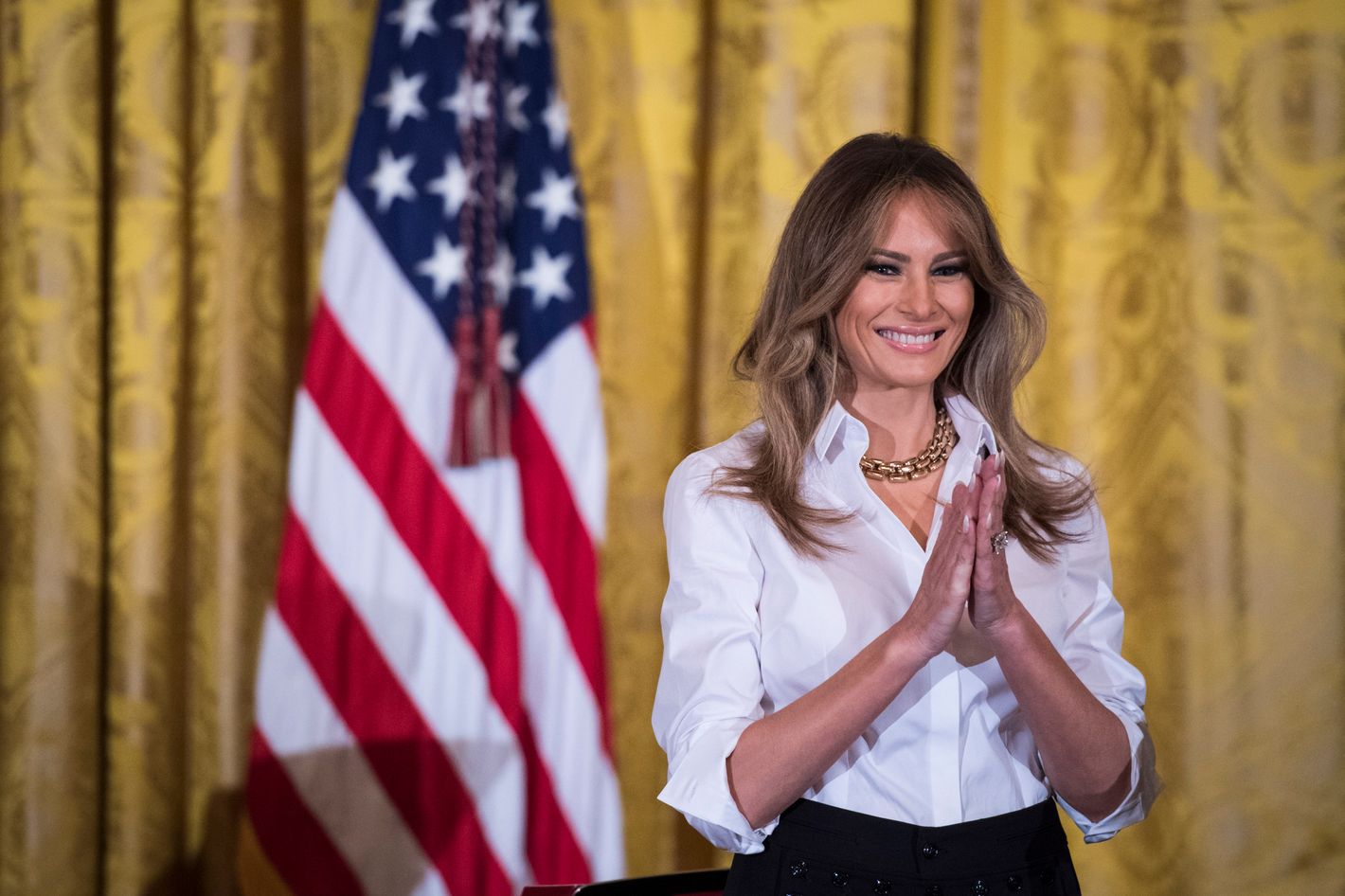 Melania Trump Honors ‘All Mothers’ by Selling Ugly $245 Necklace