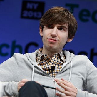 NEW YORK, NY - MAY 01: David Karp of Tumblr speaks onstage at TechCrunch Disrupt NY 2013 at The Manhattan Center on May 1, 2013 in New York City. (Photo by Brian Ach/Getty Images for TechCrunch)