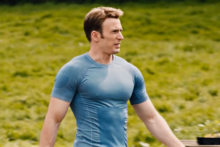 Steve rogers under store armour shirt