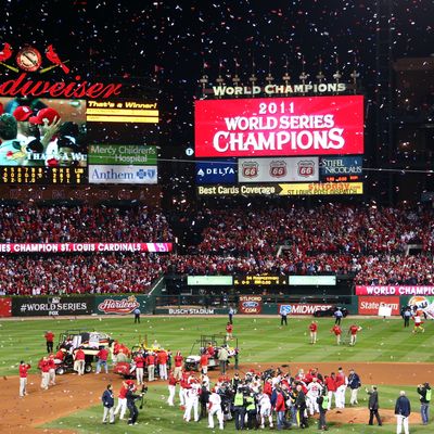 St. Louis Cardinals defeat Texas Rangers to win World Series
