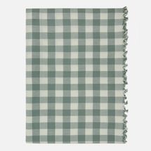 Heather Taylor Home Gingham Sage Tablecloth