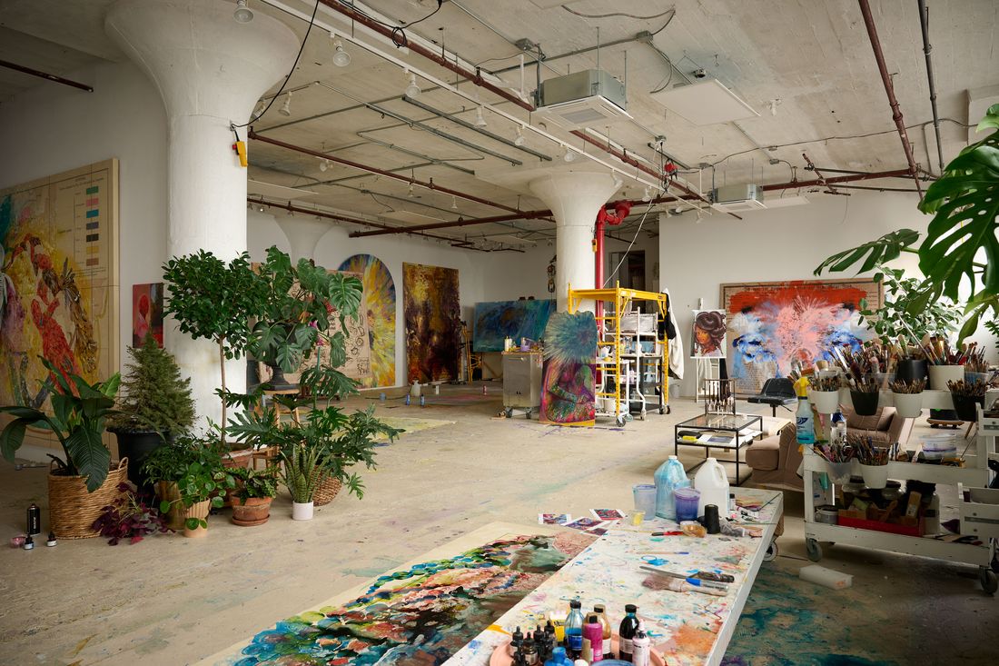 Inside Firelei B ez s Art Studio in Red Hook