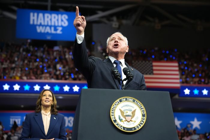 Kamala Harris And Running Mate Tim Walz Make First Appearance Together In Philadelphia