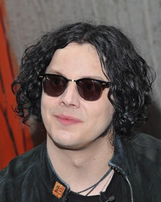 NEW YORK, NY - JUNE 24: Musician Jack White signs autographs for fans to promote the new record 