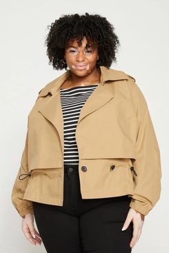 Universal Standard Leonard Cropped Trench Coat