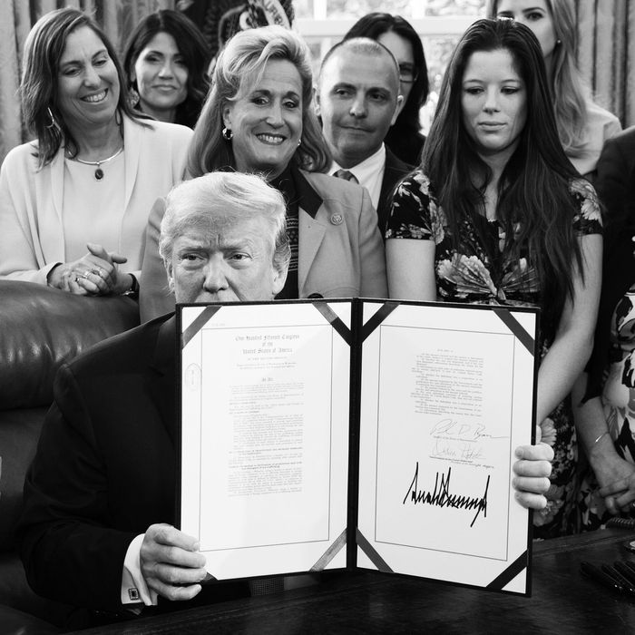 Trump Signs Destructive Anti Trafficking Bill Into Law