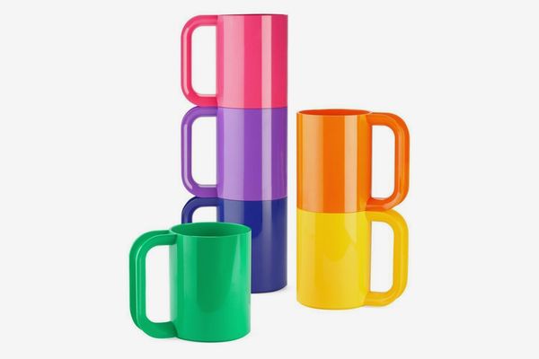 Heller Dinnerware Vignelli Rainbow Mug — Set of 6