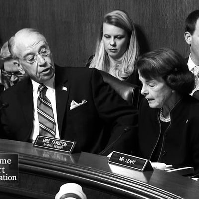 Senator Chuck Grassley, Senator Dianne Feinstein.