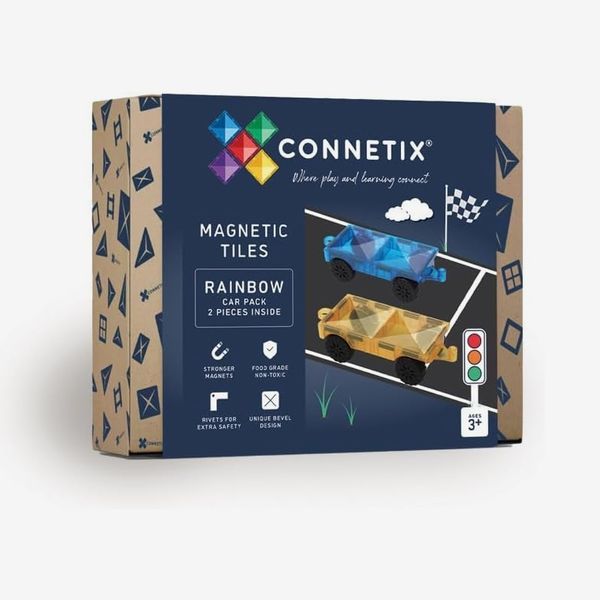 Connetix Rainbow Car Pack, 2 Pieces