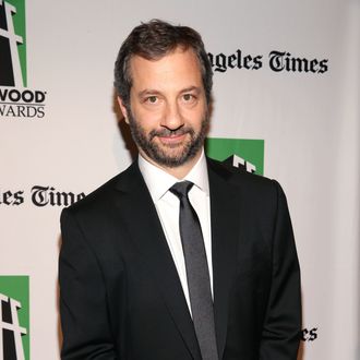 HOLLYWOOD, CA - OCTOBER 22: Honoree Judd Apatow arrives at the 16th Annual Hollywood Film Awards Gala presented by The Los Angeles Times held at The Beverly Hilton Hotel on October 22, 2012 in Beverly Hills, California. (Photo by Christopher Polk/Getty Images for HFAG)