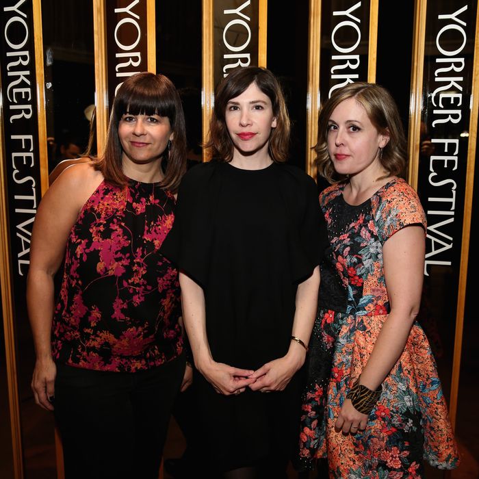 Janet Weiss, Carrie Brownstein and Corin Tucker of the band Sleater-Kinney.