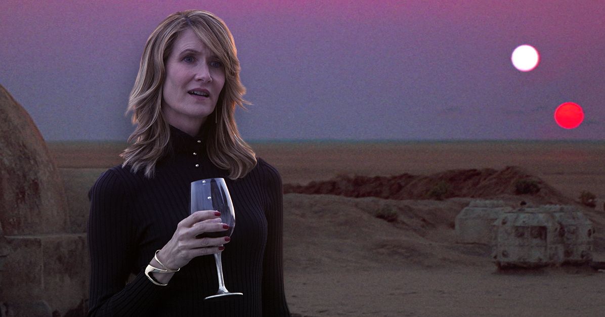 最後，我們對太空有了更多了解 勞拉鄧恩 (Laura Dern)星際大戰：最後的絕地武士