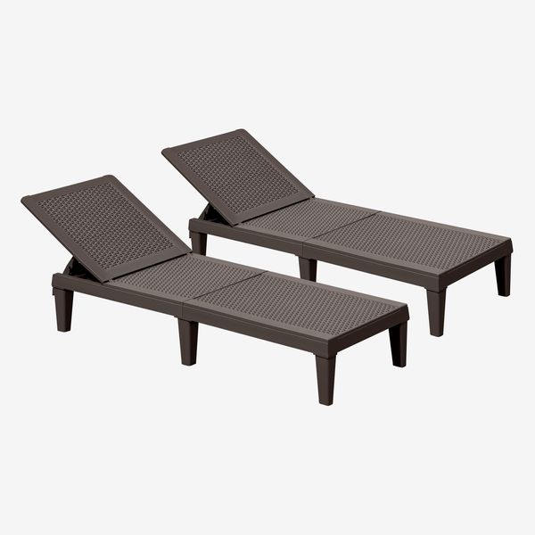 Arlmont & Co. Alharby Outdoor Chaise Lounge - Set of 2