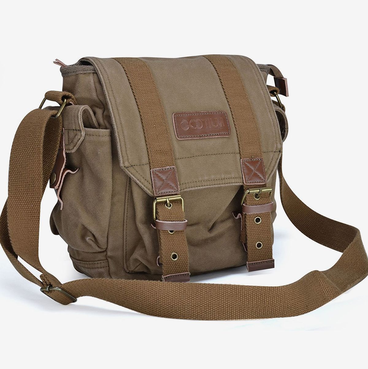 Canvas Messenger Bag Shoulder Bag Laptop Bag Satchel Bag Bookbag Crossbody Bag For Men 