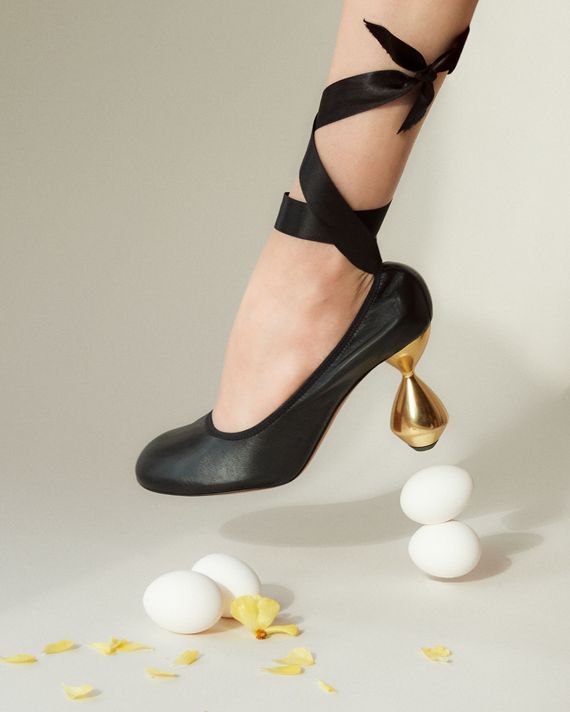 Loewe Updates the Classic Ballet Flat Ballerina Pumps