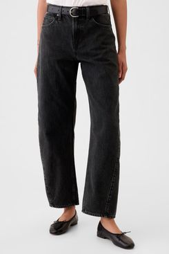 Gap High Rise Barrel Jeans