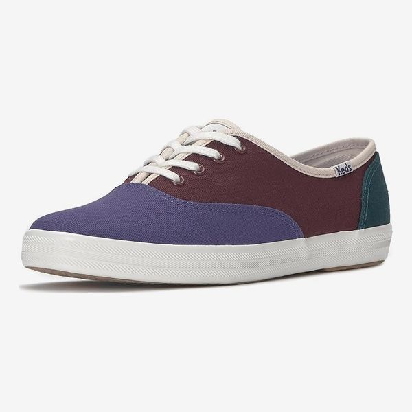Keds Champion Seasonal Sneaker - Navy/Burgundy/Green Colorblock