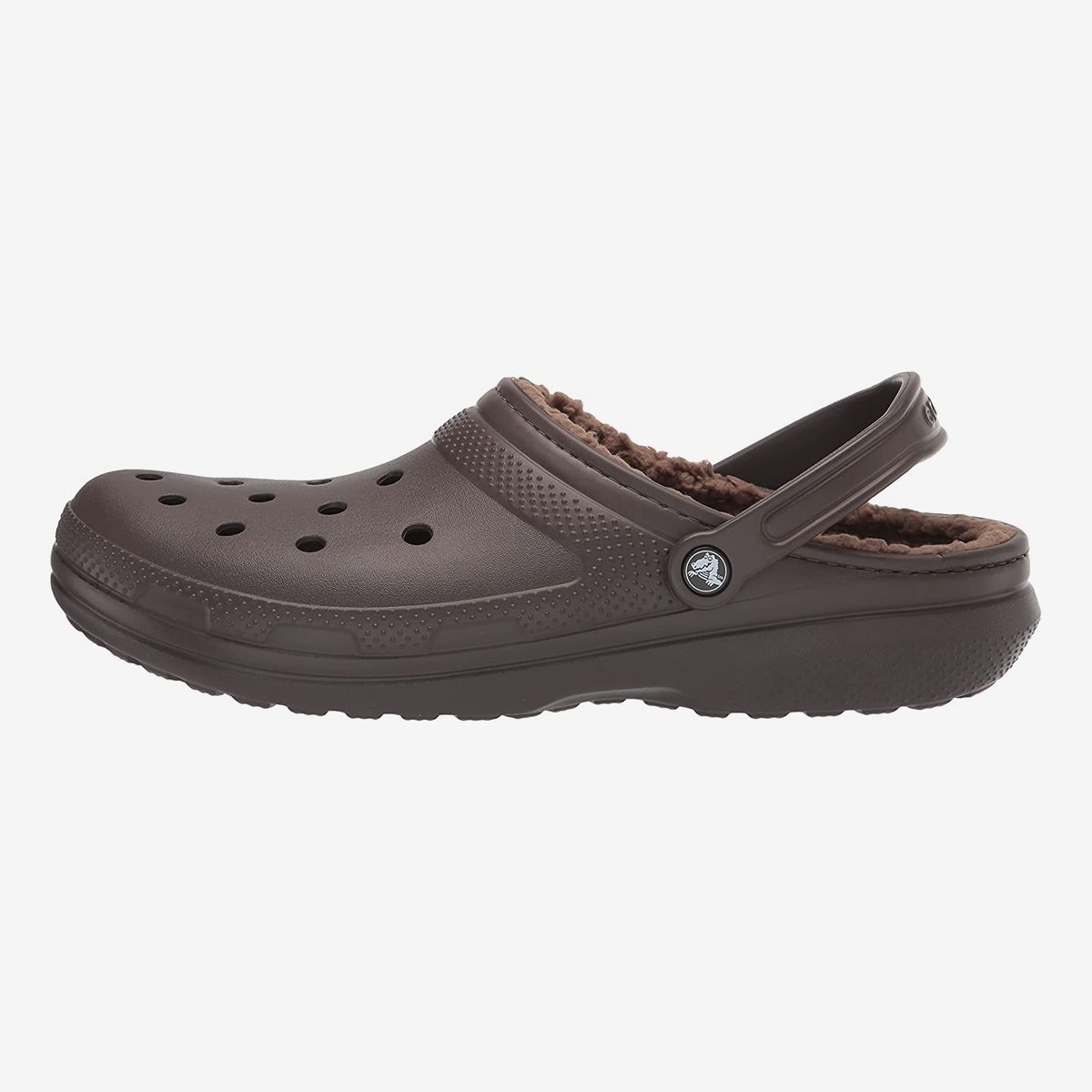 mens fuzzy crocs size 14