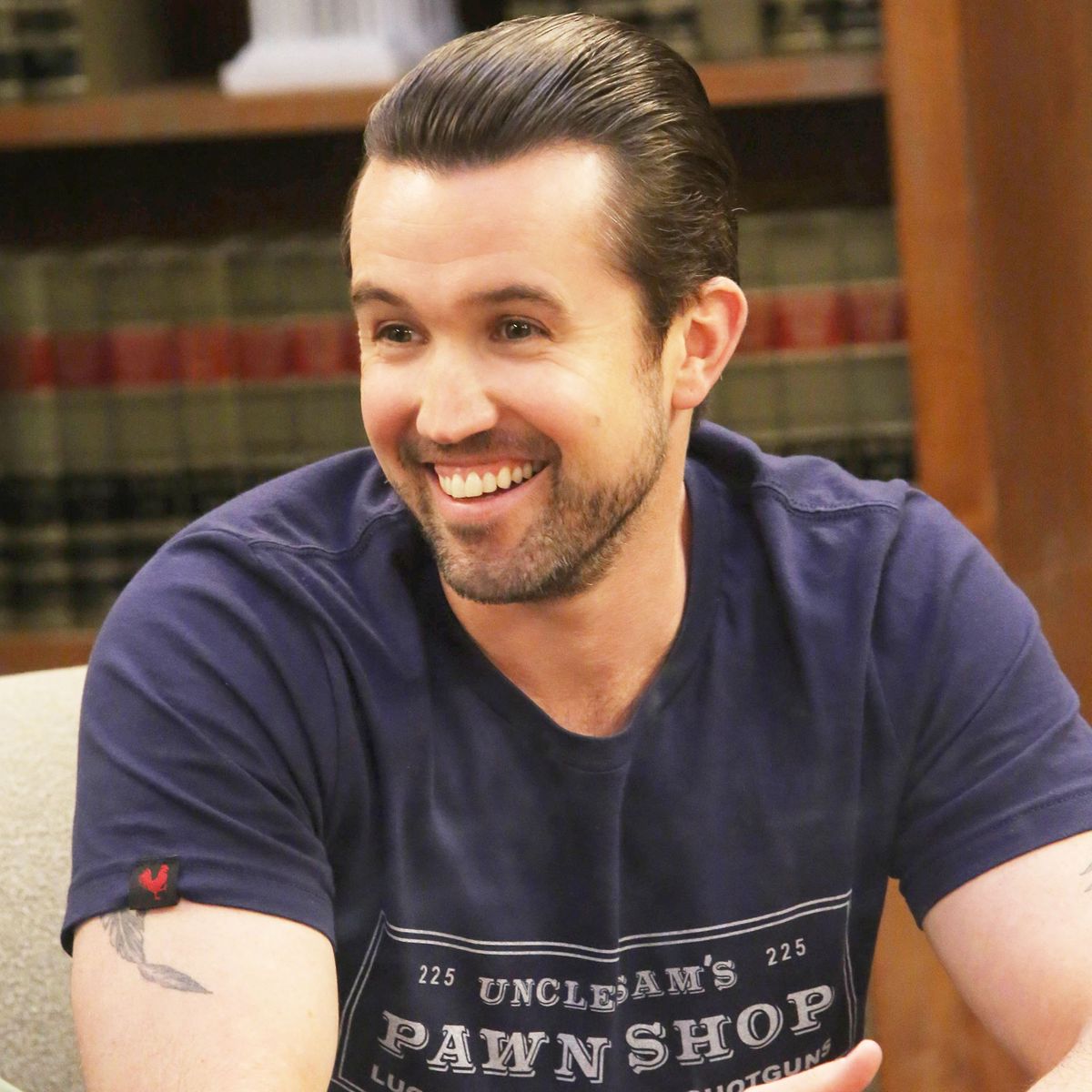 Rob Mcelhenney Basically Became A Robot To Get Swole