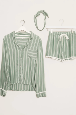 P.J. Salvage Stripe Hype Sateen Short Pajamas