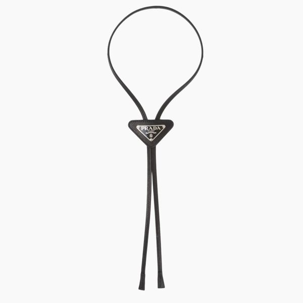 Prada Saffiano Leather Bolo Tie