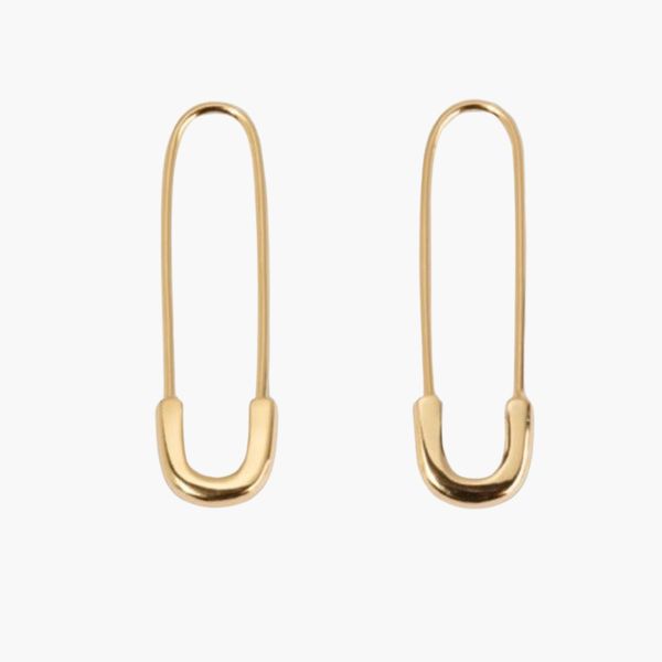 Little Sky Stone Safety Pin Earrings