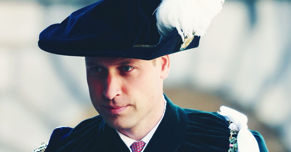 Prince William In Velvet Robes At Scotland Thistle Ceremony