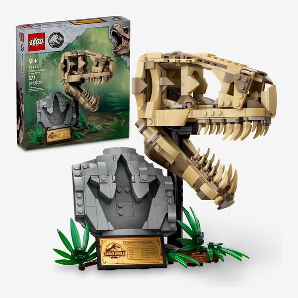 LEGO Jurassic World Dinosaur Fossils: T Rex Skull Building Toy