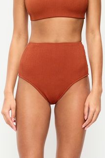 Old Navy High-Waisted Ribbed Bikini Swim Bottoms