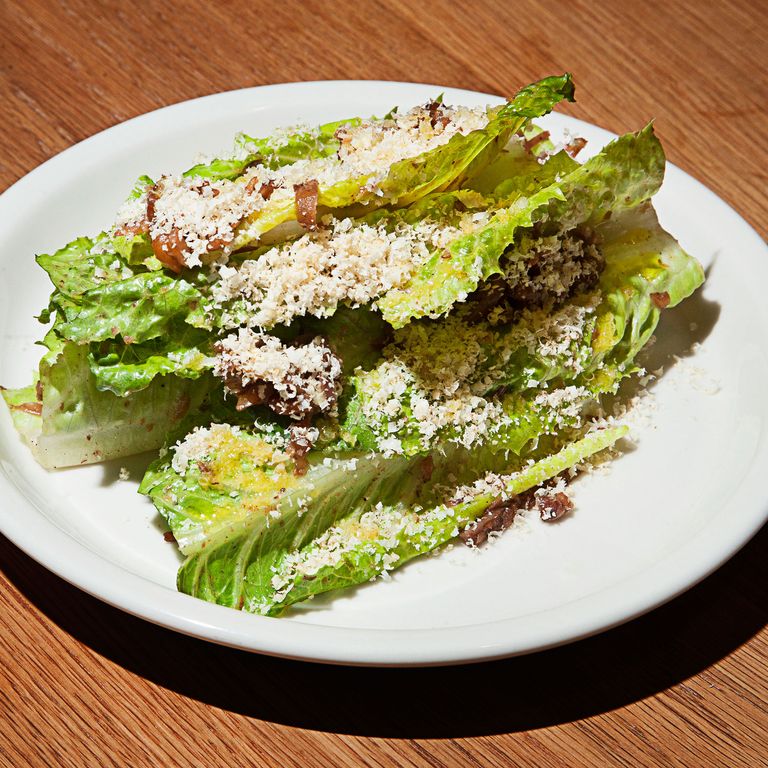 Romaine and walnut bagna cauda.
