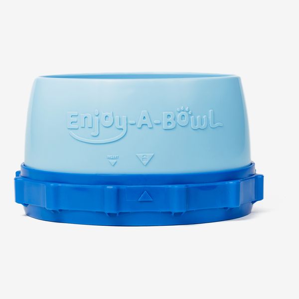 Enjoy-a-Bowl Pastel Blue and Dark Blue Bowl