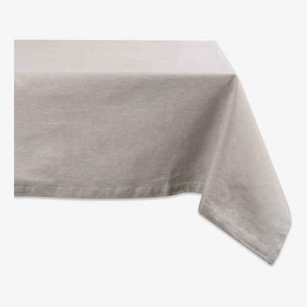 DII 100% Cotton Chambray Kitchen Tabletop Collection, 60x120, Natural