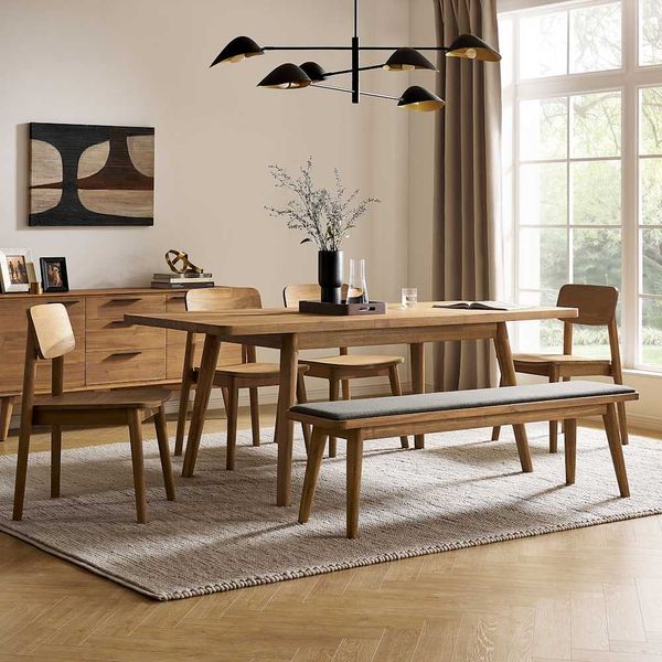 Castlery Seb Extendable Dining Set for 6 to 8