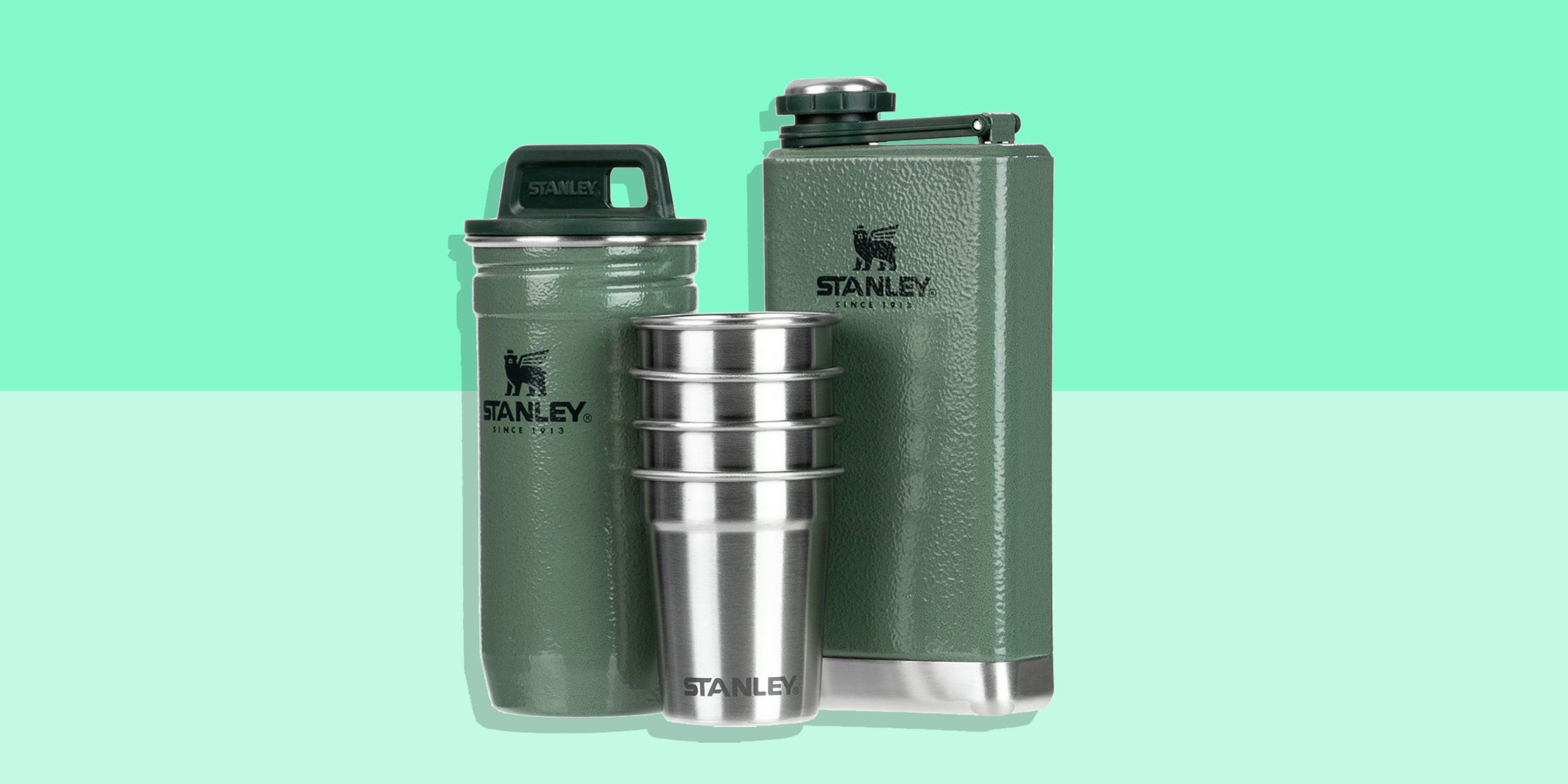 Stanley Adventure Stainless Steel Shot Glass & Classic 8-Oz. Flask Gift Set