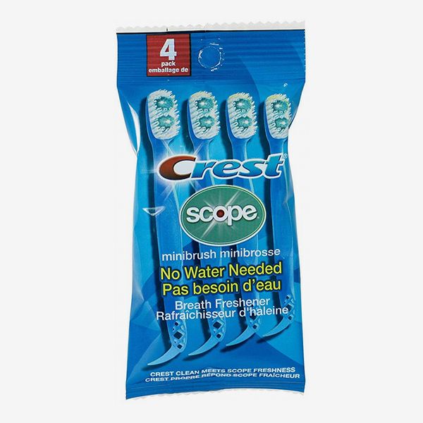 Crest Scope Mini Brushes-Disposable Toothbrushes with Toothpaste