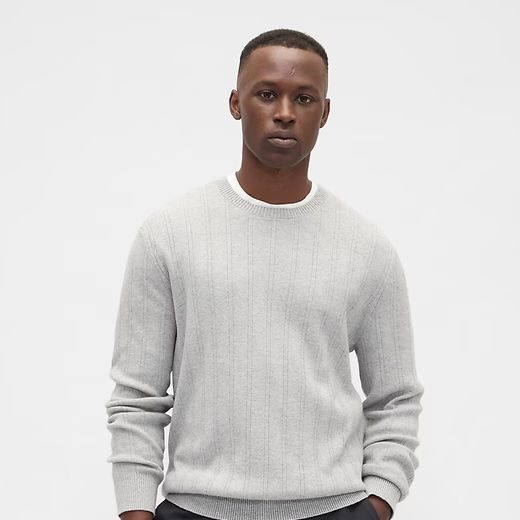 Gap Factory CashSoft Ribbed Crewneck Sweater