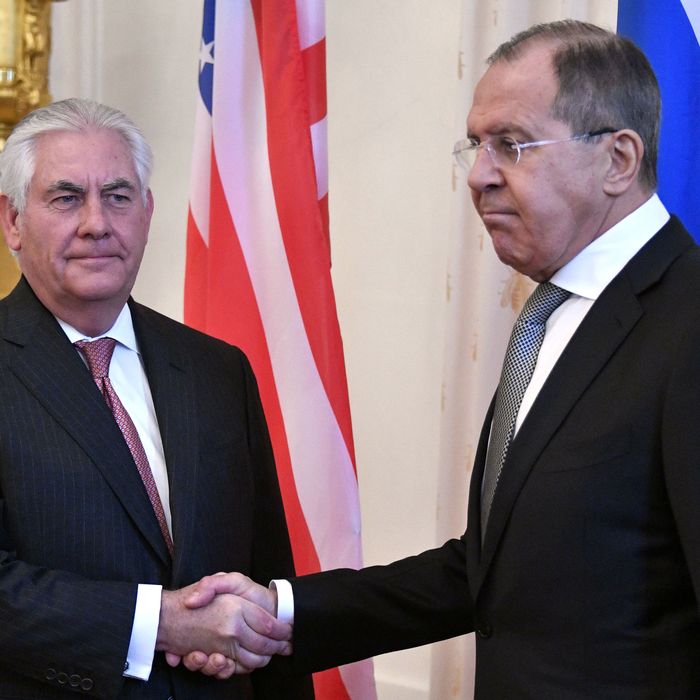 Tillerson Meets Putin, Says Relations Are At ‘Low Point’