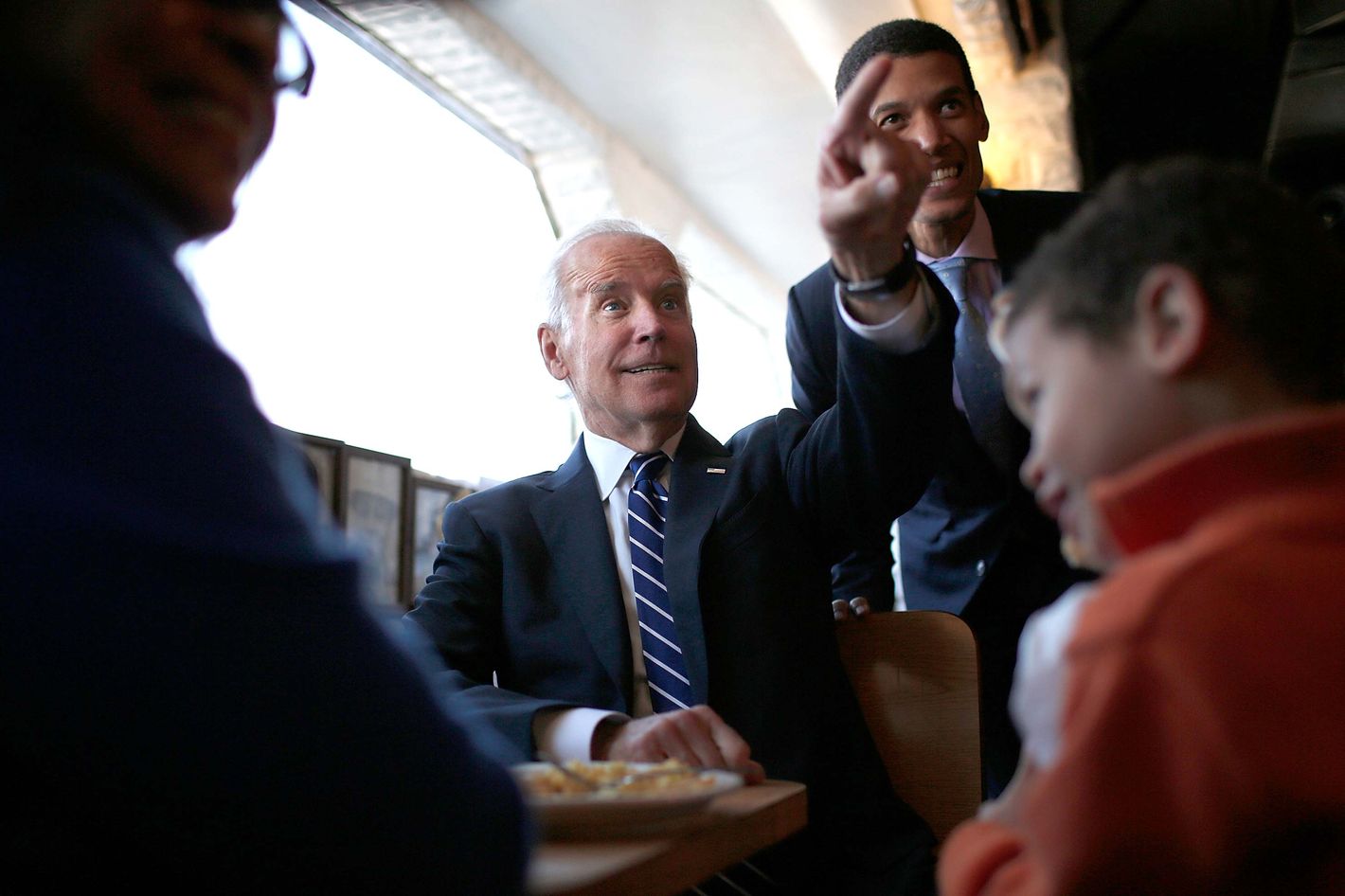 Joe Biden Goes to a Soul Food Diner America in 5 Photos