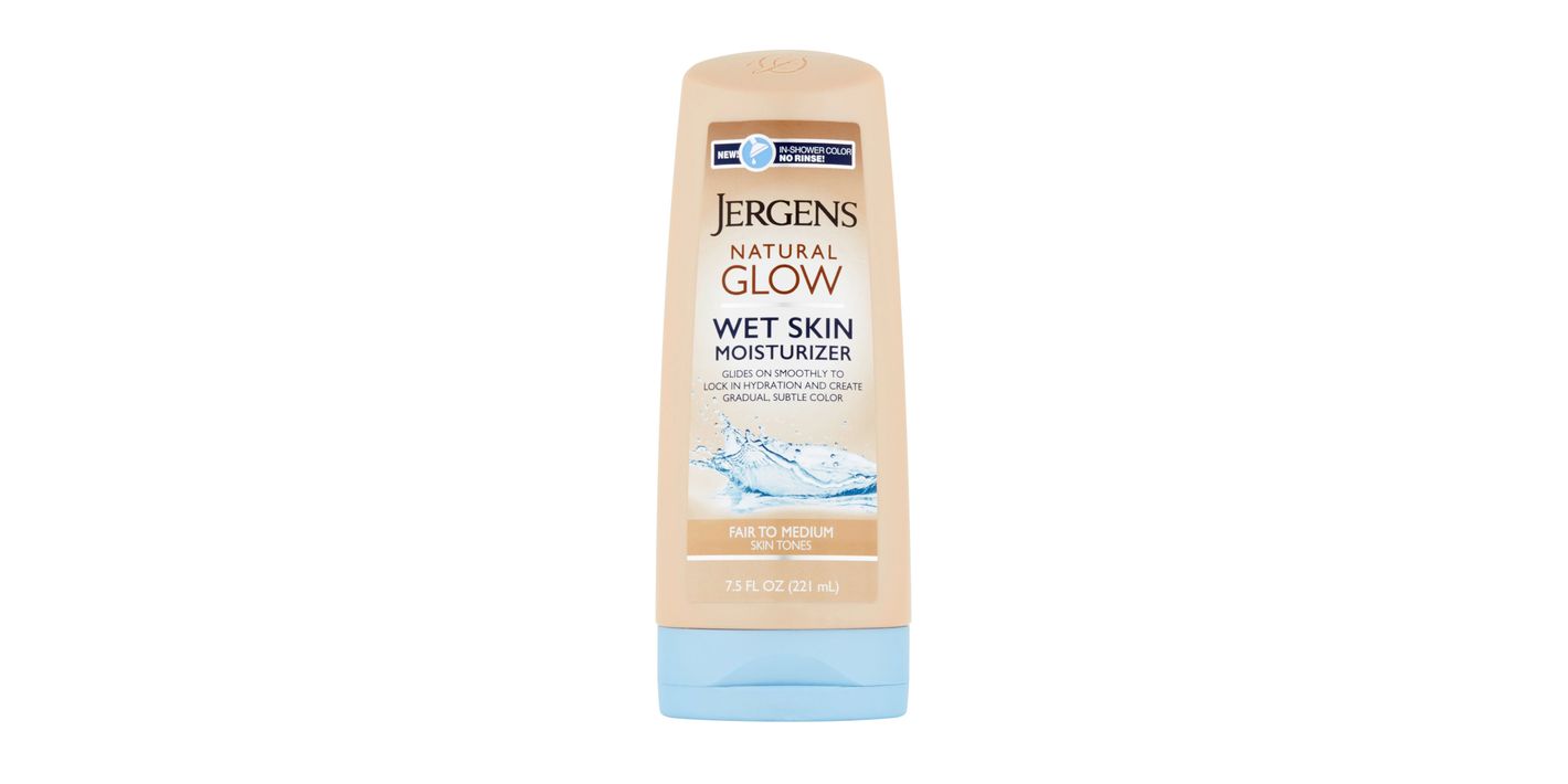 Jergens Natural Glow Wet Skin Moisturizer, In-shower Self Tanner Body  Lotion, Medium To Tan Tone - 7.5 Fl Oz : Target