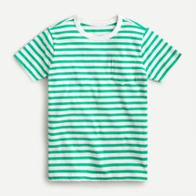 J.Crew Kids’ slub cotton pocket T-shirt in stripe