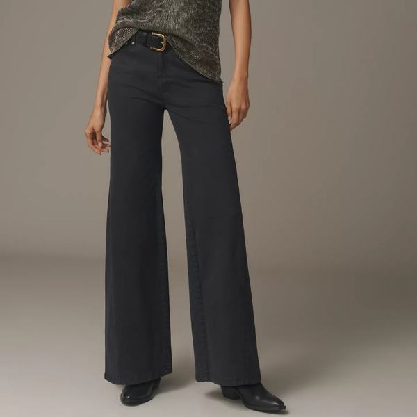 Pilcro The Biker Mid-Rise Flare Pants by Pilcro