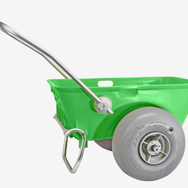 thumbnail image 2 of Beach Sand Cart With 12-Inch Wheels – Heavy Duty Wagon For Gardening, Gear, And Hauling On Sand 2 of 6