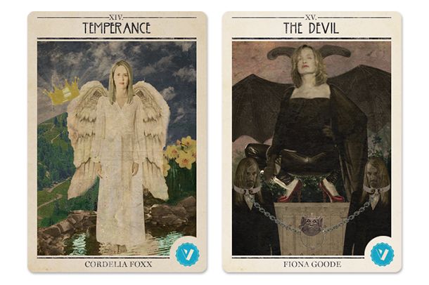 We Made A Set Of American Horror Story Coven Tarot Cards