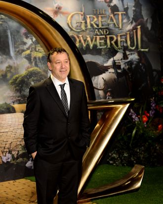 Director Sam Raimi attends the UK film premiere of Oz: The Great and Powerful at the Empire Leicester Square on February 28, 2013 in London, England.