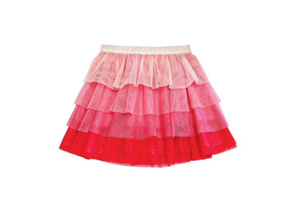 Girls’ Tiered Glitter Tutu Skirt