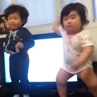 dancing black baby