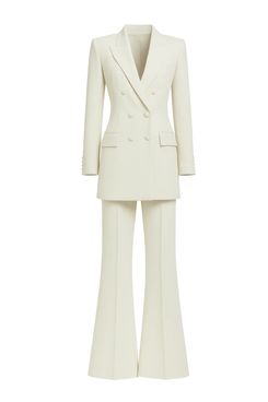 The Tailory Ivory Loro Piana Women’s Suit Set