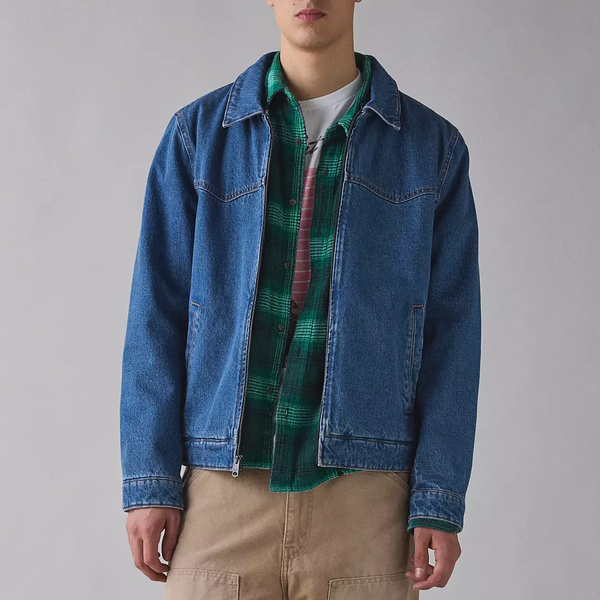 Levi’s Fleece Collar Zip Denim Jacket