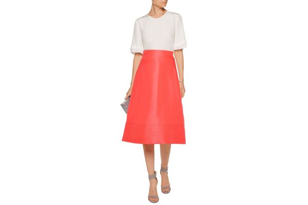 Roksanda Overton wool and silk-blend skirt